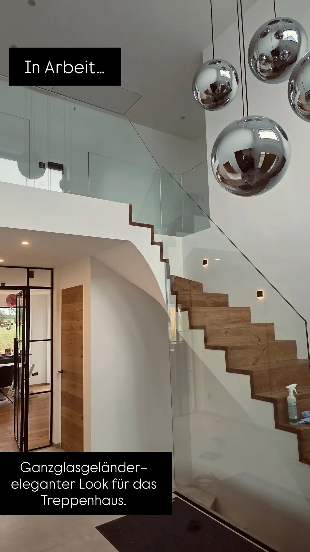 Glasgeländer Innenbereich