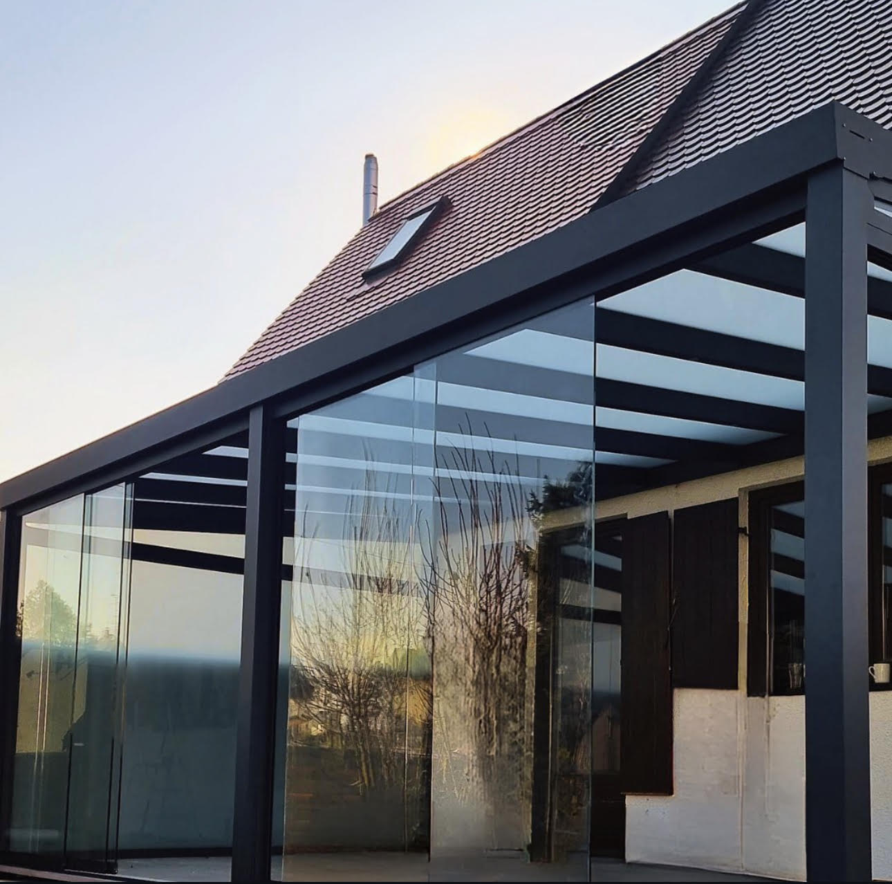 Terrassenverglasung